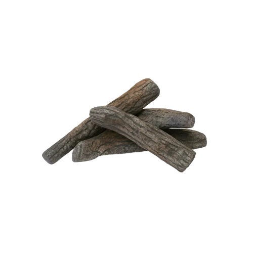 Happy Cocooning Ceramic Wood Logs – Set of 4
