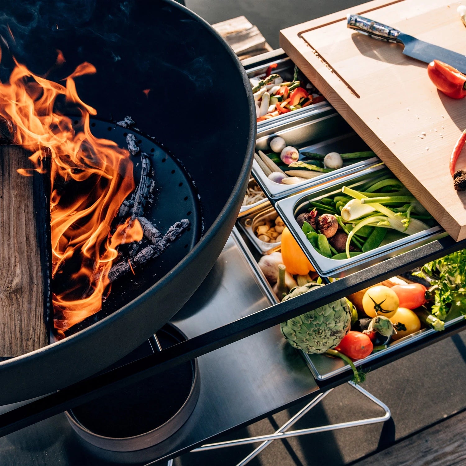 Höfats FIRE KITCHEN Stainless Steel Container Set (5 pcs)