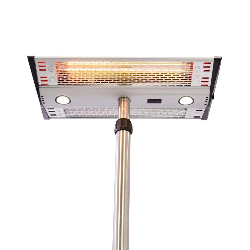 Terrasverwarmer 1000/ 2000W, GT - Zilver