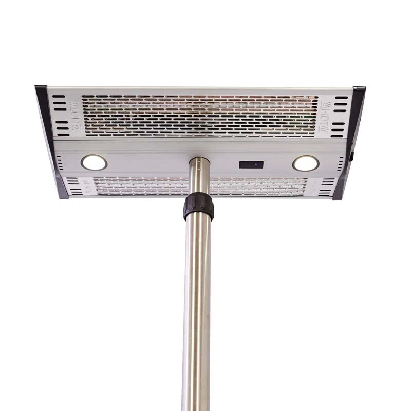Terrasverwarmer 1000/ 2000W, GT - Zilver