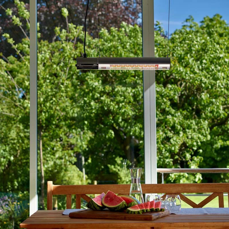 Terrasverwarmer wandmodel 1500 W, GT met afstandsbediening