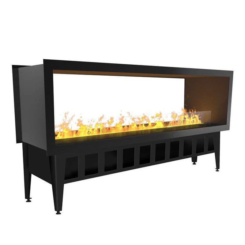 Incanto 1500 ST see-through water vapour fireplace with 150 cm flame line