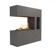 Schiller Pocket Grey - OMC 600 | Freestanding Water Vapour Fireplace