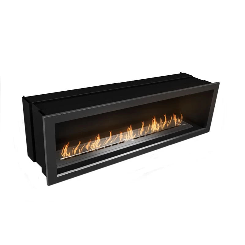 Icon Fires Slimline Firebox 1350 Acier Brossé