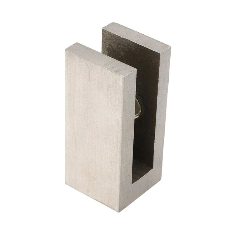Supports CarrésAcier pour Verre de Sécurité