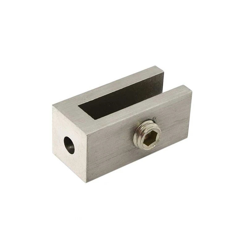 Supports CarrésAcier pour Verre de Sécurité