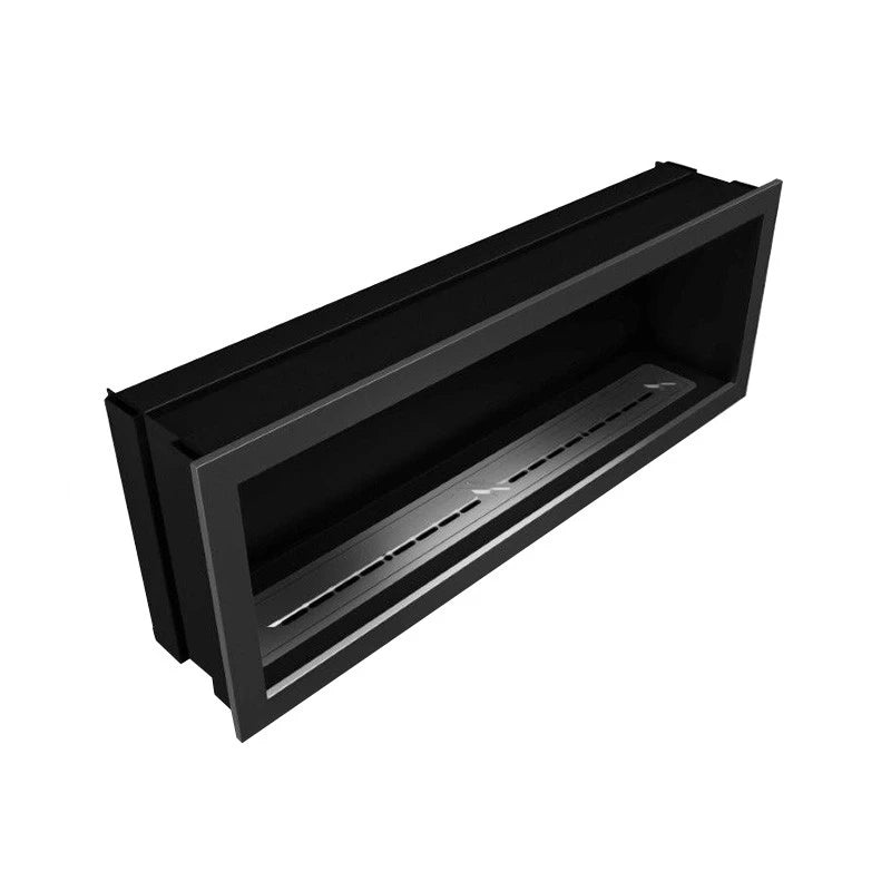 Icon Fires Slimline Firebox 1650 Acier Brossé