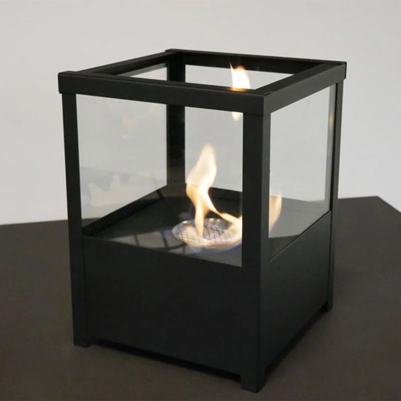 Cheminée de table carrée