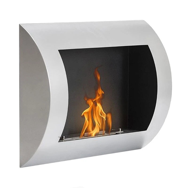 Ocean - Goedkope bio-ethanol wandhaard - Grijs