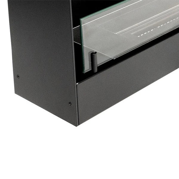 140 cm bio-ethanol inbouwhaard - Zwart