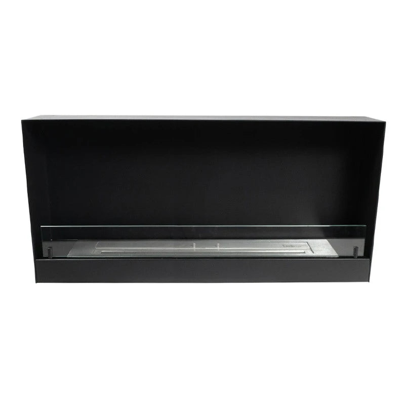140 cm bio-ethanol inbouwhaard - Zwart