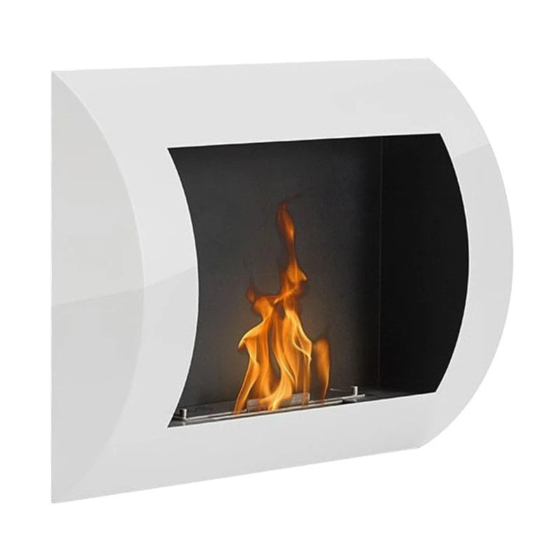 Ocean - Goedkope bio-ethanol wandhaard - Wit