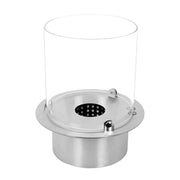 Ronde inbouw biohaard - Staal