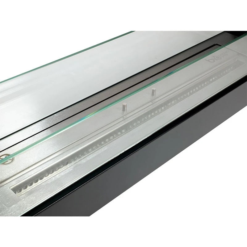 100 cm bio-ethanol inbouwhaard - Zwart