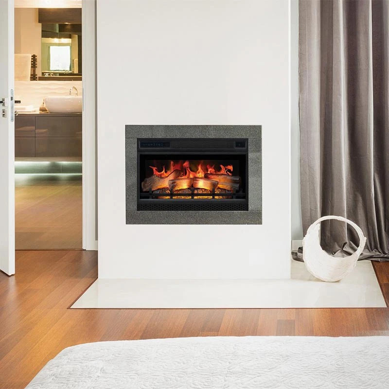 LED 3D Built-in Electric Fireplace - 87 cm