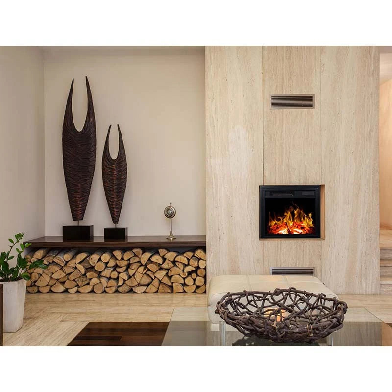 LED Classic Built-in Electric Fireplace - 60 cm