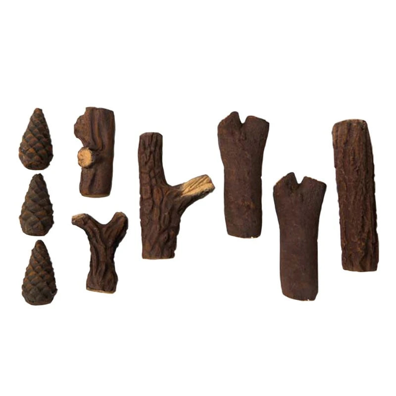 Keramisch hout - 9 stuks