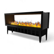 Incanto 1500 ST see-through water vapour fireplace with 150 cm flame line