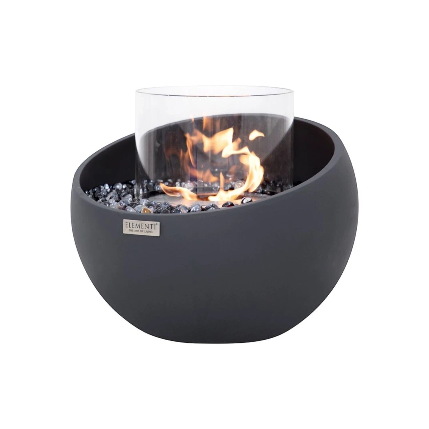 FIRENZE Bio-ethanol Kom S – Leisteenzwart