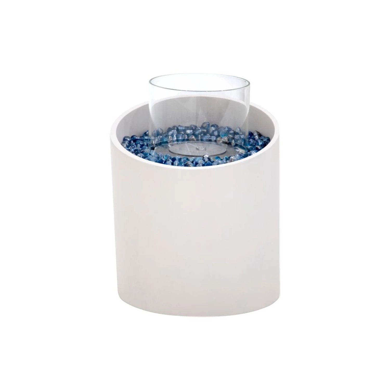 Colonne de feu bioéthanol TORRE M – Blanc crème