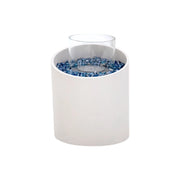 Colonne de feu bioéthanol TORRE M – Blanc crème