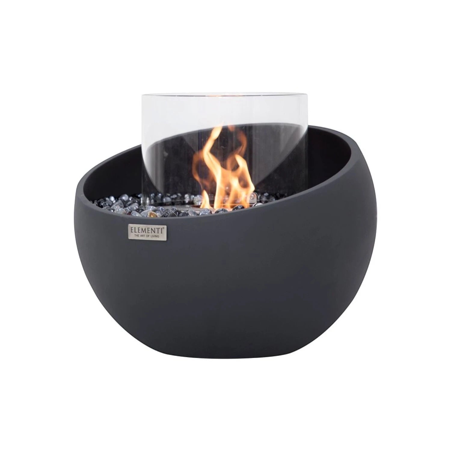 FIRENZE Bio-ethanol Kom S – Leisteenzwart