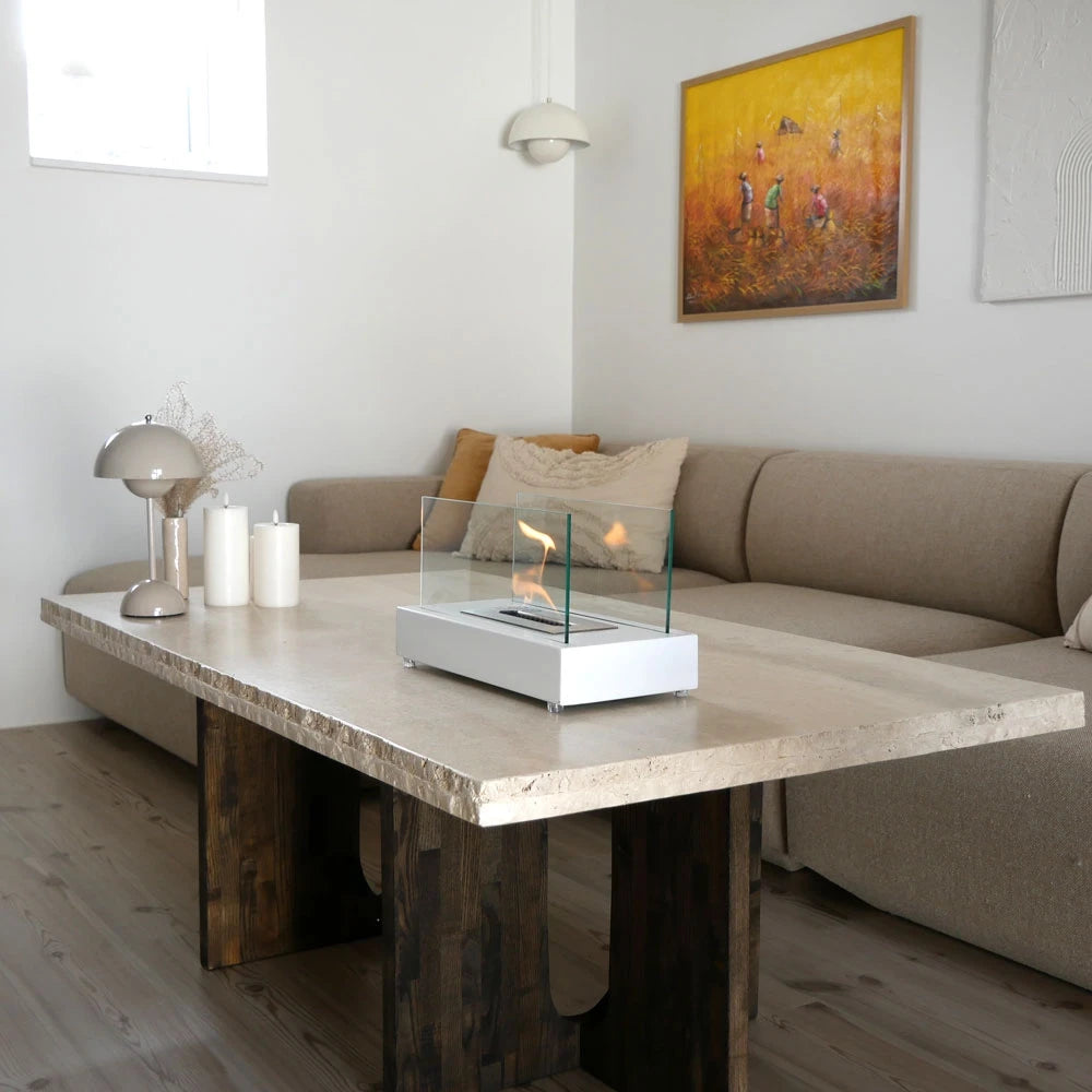 Lambeth bio-ethanol tafelhaard - Wit