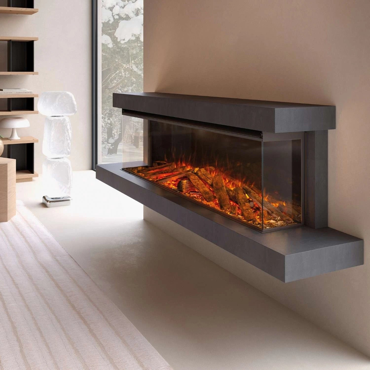 Lumen 1600 Wandhaard Elektrisch – Antraciet
