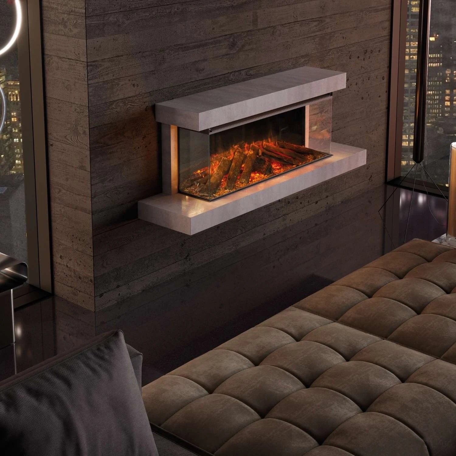 Lumen 1200 Wandhaard Elektrisch – Kalkwit