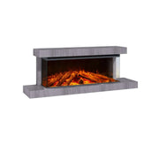 Cheminée électrique murale Lumen 1200 – Pierre
