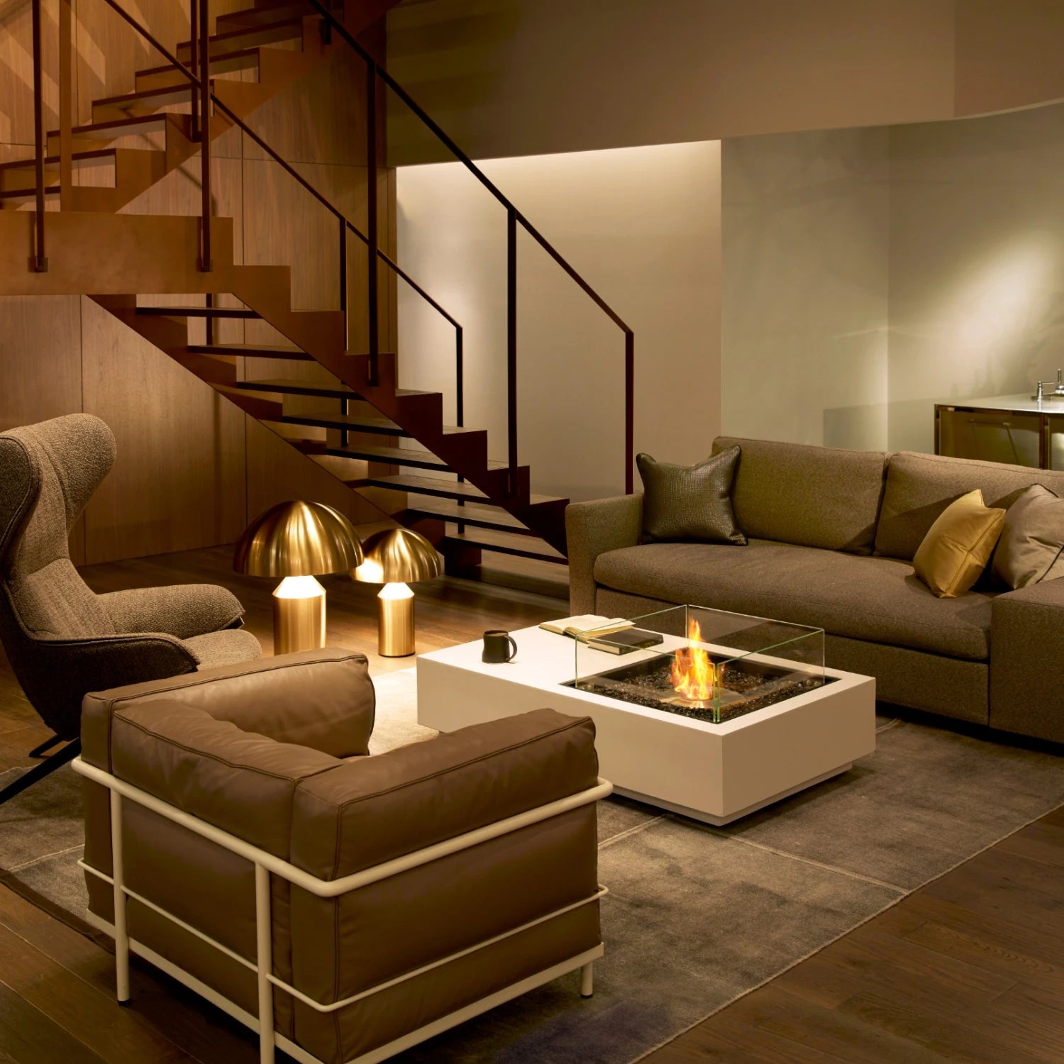 Manhattan 50 - Bone Bioethanol Fire Pit