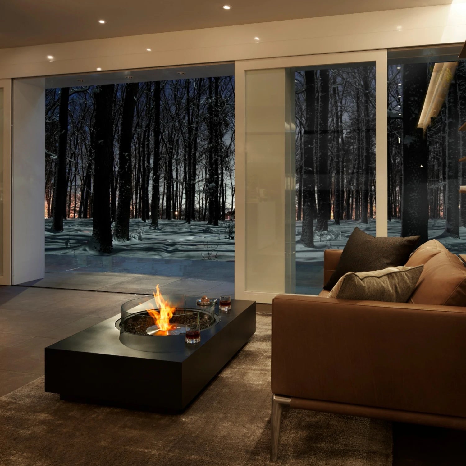 Martini 50 - Graphite Bioethanol Fire Pit
