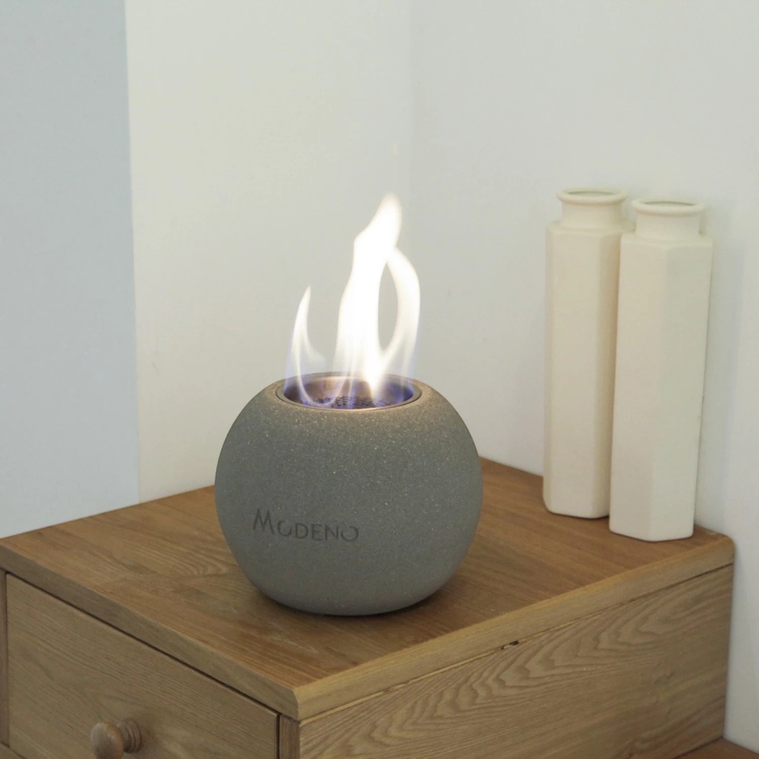 Paffu bio-ethanol tafelhaard – grijs