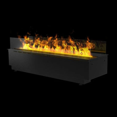 Mistero 1000 water vapour fireplace burner by Magic-Fire with black or stainless steel top
