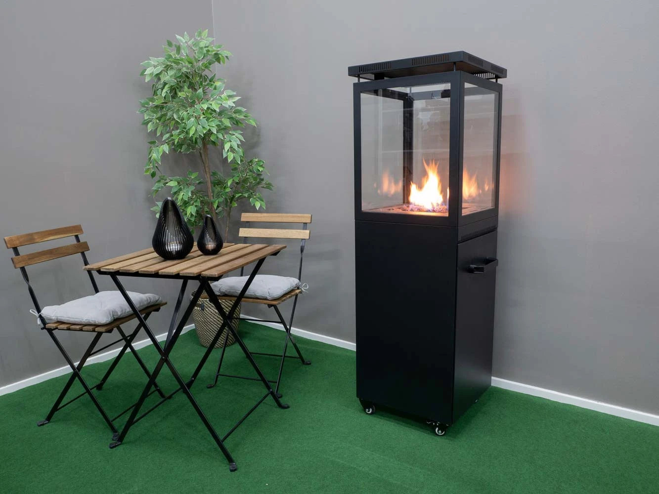 Muztag Murcia terrasverwarmer - Zwart