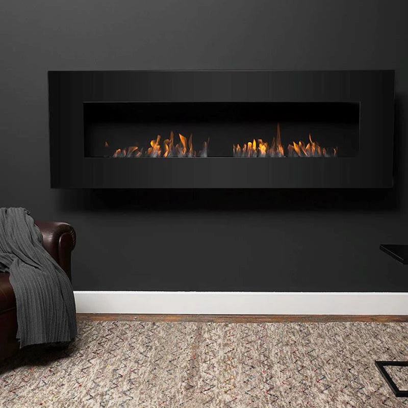 Icon Fires Nero 1750 Cheminée Murale - Noir