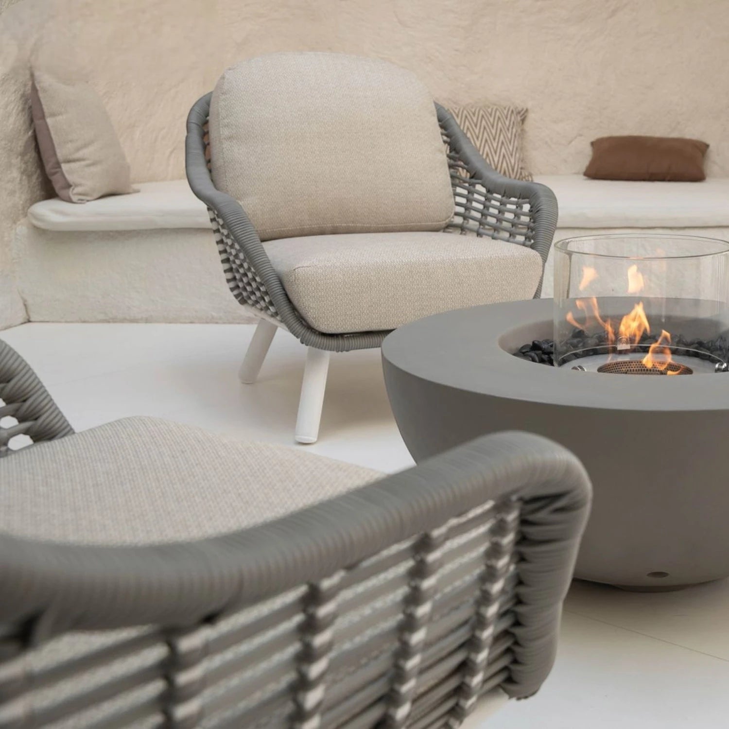 ROCA bio-ethanol vuurtafel – Space Grey