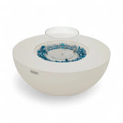 FOYER ROCA Cheminée bioéthanol – Blanc crème. Offrez-vous une atmosphère raffinée et enveloppante, conforme à la norme EN 16647, avec assistance française et vidéos de démonstration en showroom.