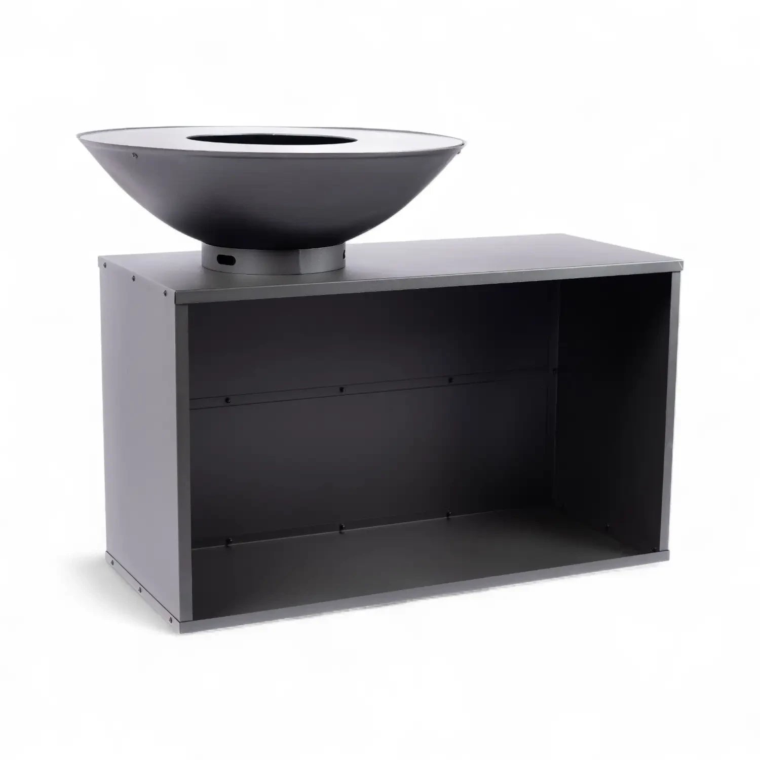 Imaginez une soirée conviviale autour de la table Onyx avec grill intégré, où la chaleur et les saveurs se partagent en toute élégance.