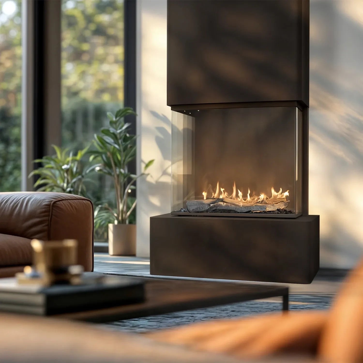 Planika Vertical - Freestanding Bioethanol Fireplace