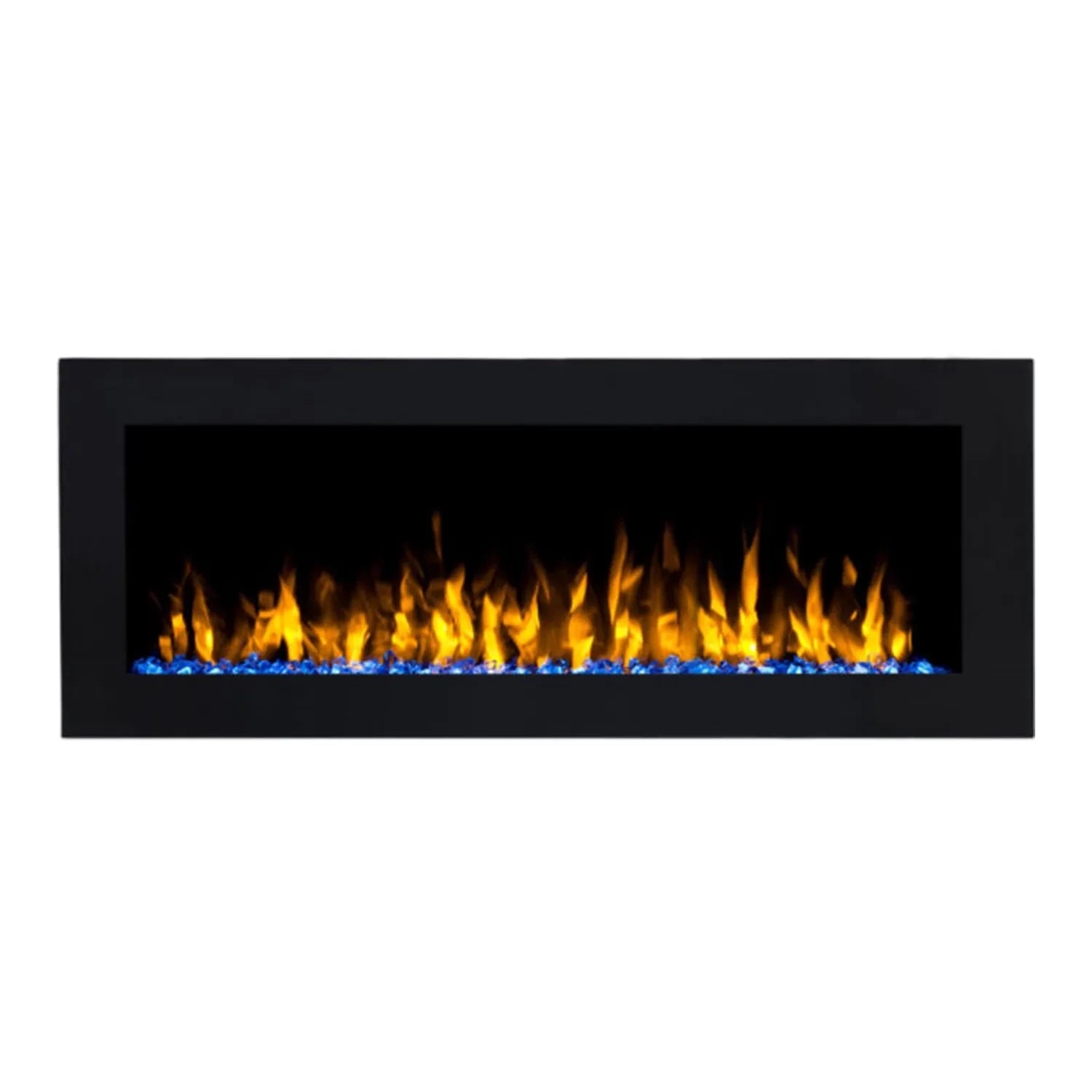 Pride 140 cm Electric Wall Fireplace - Black