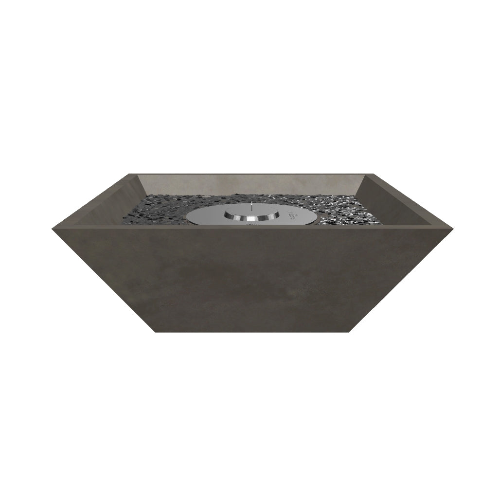 Nova 600 - Graphite Outdoor Bioethanol Fireplace