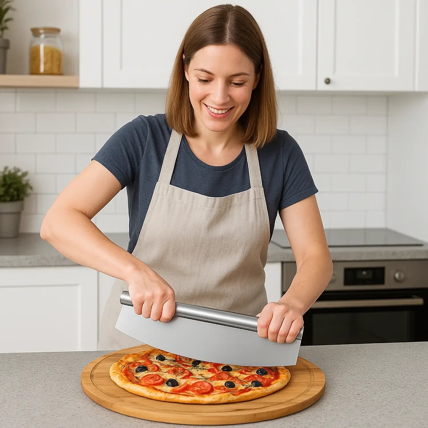 SteelLine Pizzasnijder