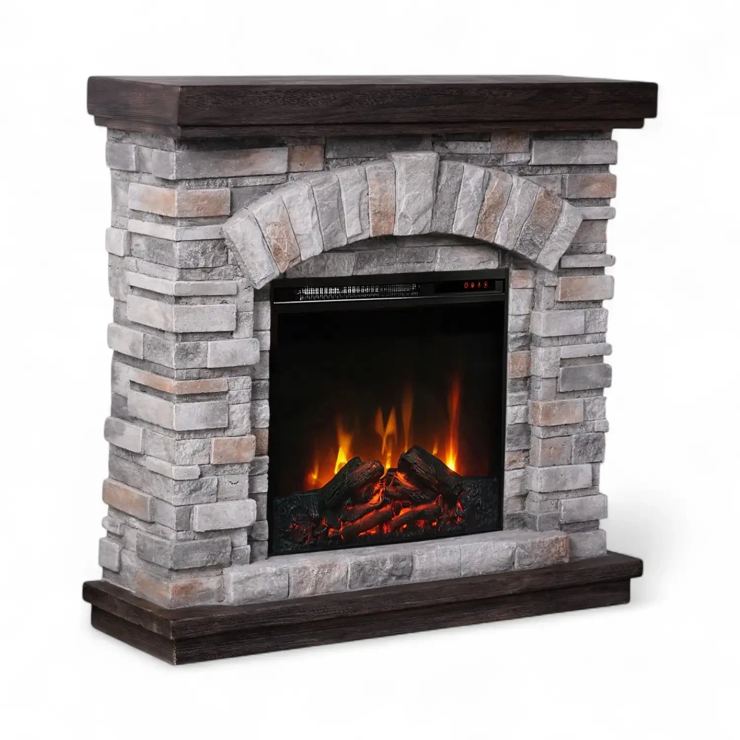 Ask - Electric Fireplace in Polystone
