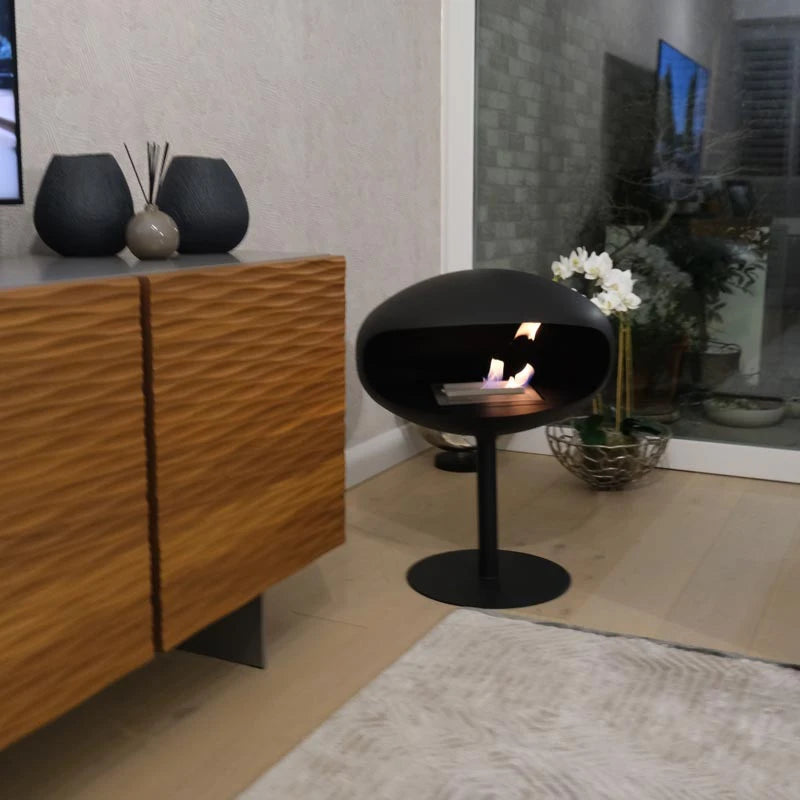 Cocoon Pedestal - Zwart met zwarte voet