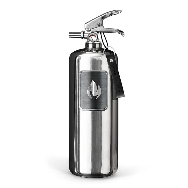 Stalen Brandblusser 2 kg - Gepolijst Staal