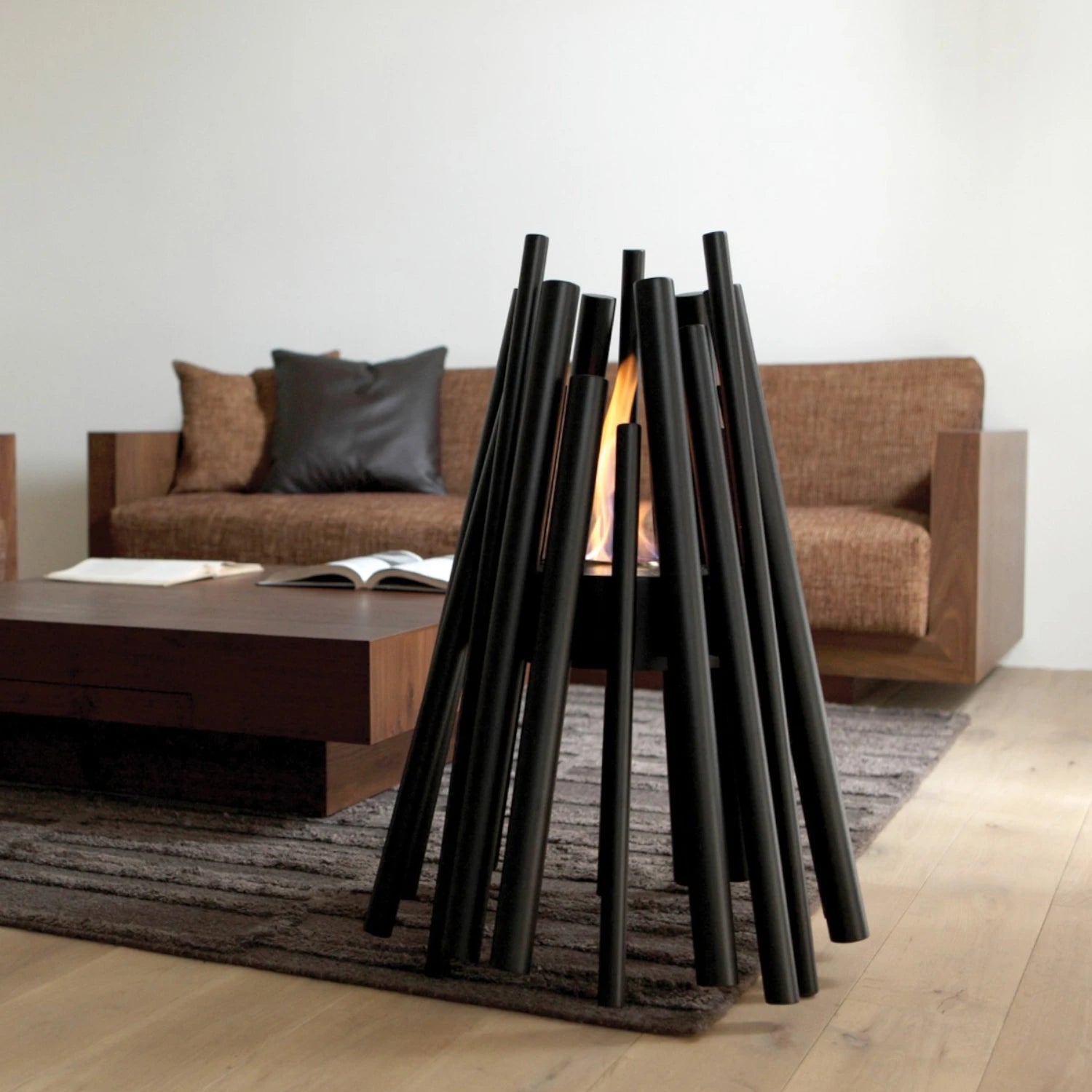 Stix Outdoor - Black Bioethanol Fireplace
