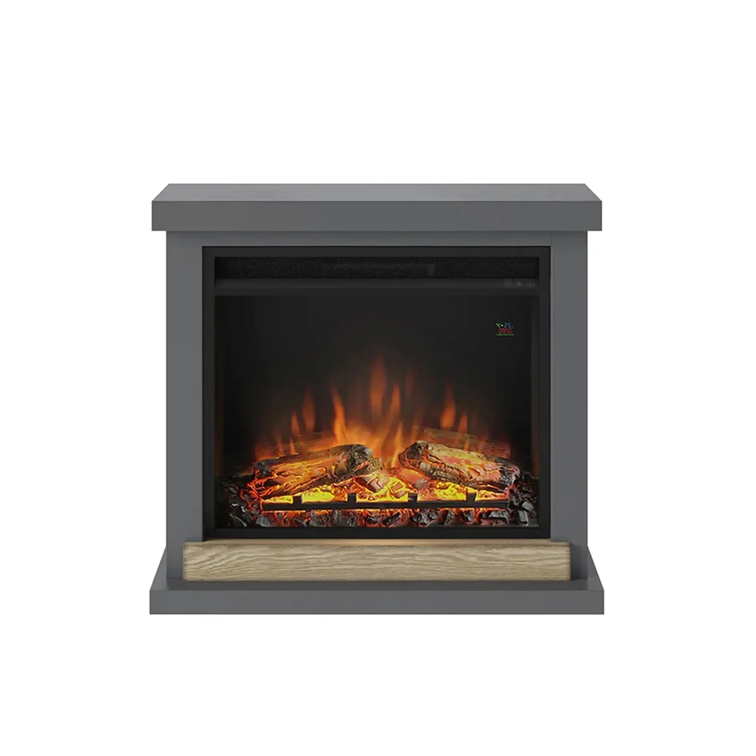 Hagen Electric Fireplace - Grey