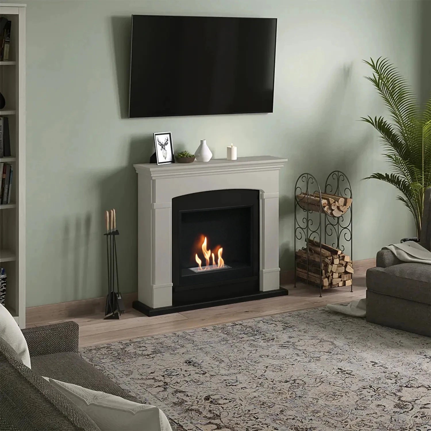 Helmi Beige Bio-ethanol open haard