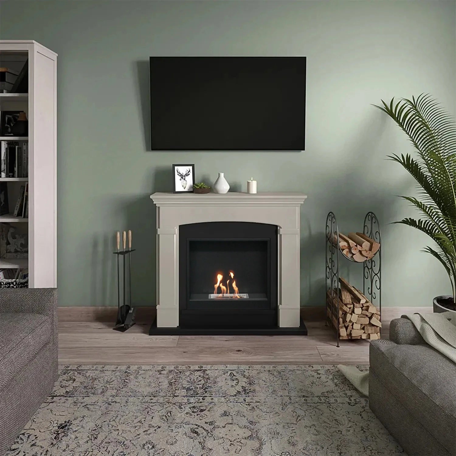 Helmi Beige Bio-ethanol open haard
